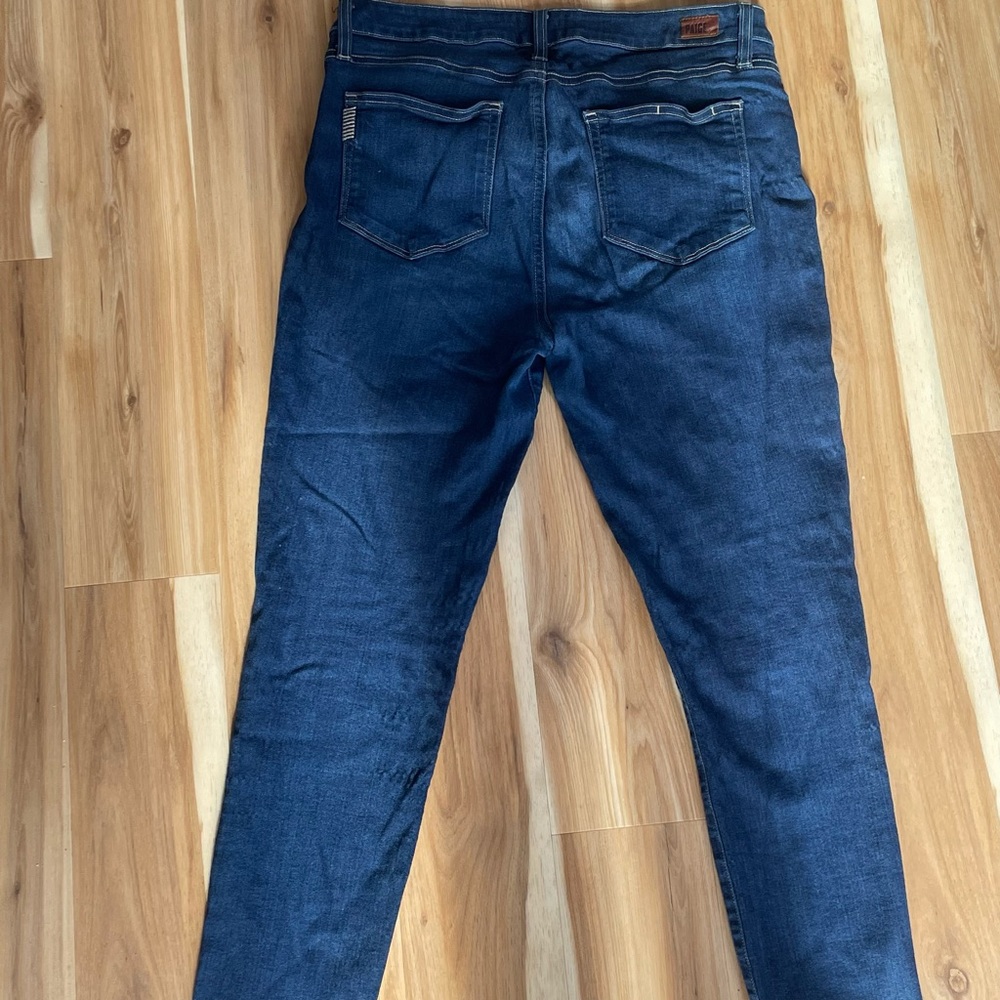 Paige Hoxton Ankle Jeans in Medium Wash, size 31